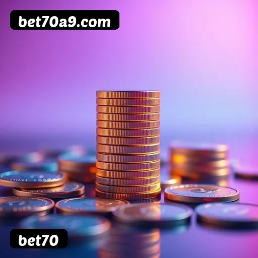 App bet70 para iOS e Android — interface mobile, login biométrico e PIX integrado